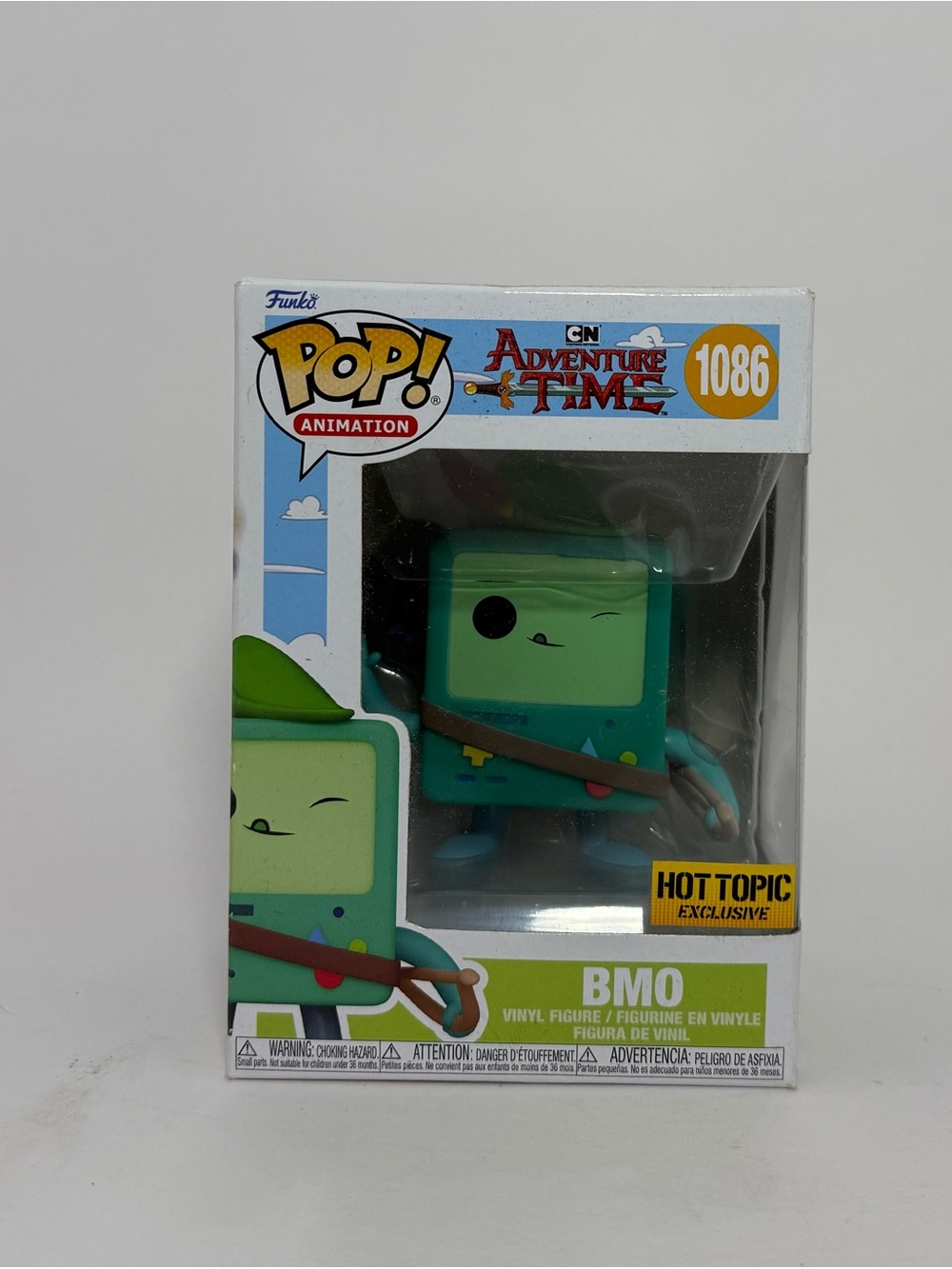 Funko Pop! Animation Adventure Time BMO #1086 Hot Topic Exclusive Vinyl Figure